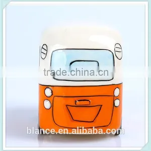 Camper Van VW Ceramic Salt and Pepper Shaker Set in Bus Design thumbnail-4