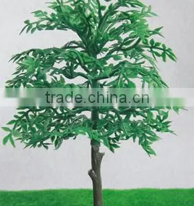 3D Miniature Plastic Model Tree, Brown Tree , T012-120A,plastic Model Tree, Miniature Scale Model Tree thumbnail-1