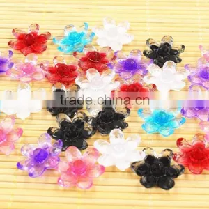 Resin Flower Shinine Flower for Hair Clothes Jewelry Accessaries thumbnail-3