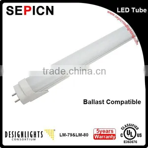 Hot Sale UL DLC ETL Best Sell Shenzhen Tube8 Led Light Tube SMD2835 Ballast Compatible thumbnail-1