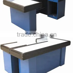 RH-CR006 1800*550*800mm 550*550*800mm Supermarket Checkout Counter for Sale thumbnail-1