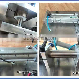 Factory Price Semi-automatic Horizontal TypeWater Based Paste Filling Machine thumbnail-5