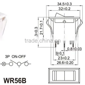 With Waterproof Cover Mini Round Rocker Switches,electronic Power Rocker Switch thumbnail-5