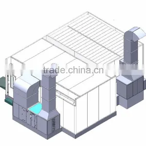 JF Preparation Room+infrared Spray Booth for Painting Car thumbnail-3