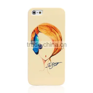 Ocase Hand Drawing Beautiful Girls Sublimation Phone Cover Case for Phone Case for Iphone6 thumbnail-2