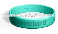 Custom Logo Cheap Silicone Fluorescent Bracelet thumbnail-6