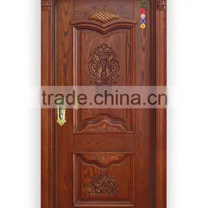 Exterior Carved Wood Door With Low Headroom thumbnail-1