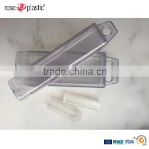 PP Transparent PVC Clear or PE Colored Empty Plastic Tubes Packaging Quadro Pack QP thumbnail-3