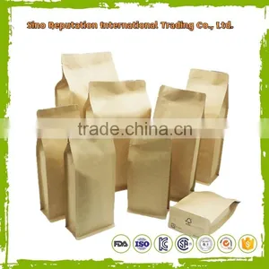 High Quality Food Grade Kraft Paper Bag thumbnail-1
