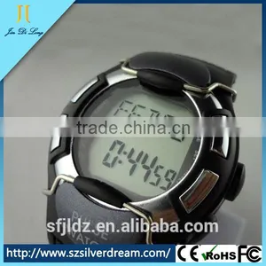 China Supplier Cheap Factory Price Chest Strap Pedometer Heart Rate Watch With LCD Monitor Stopwatch thumbnail-1