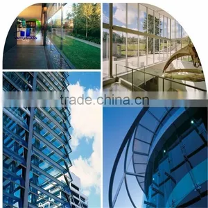 Exterior Sliding Coating Glass Walls Reflective Glass Wall Hanging Tempered Reflective Glass Walls thumbnail-3