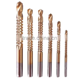 6pcs DEKO HSS Titanium Coated Woodworking Drill Bits thumbnail-2