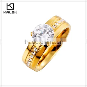 Best Price Titanium Lord Gold Plated Silver Ring thumbnail-4