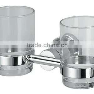 Brass+stainless Steel Double Tumbler Holder thumbnail-1