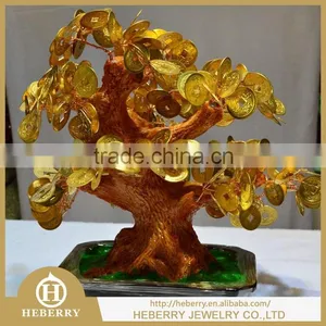 New Fashion Golden Tree Full of Traditional Chinese Coin Tree thumbnail-1