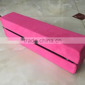 Hot Pink Folding Gymnastics Balance Beam thumbnail-3