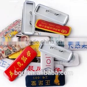 Custom Reusable Tinplate Name Badge thumbnail-4