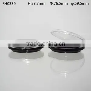 High Quality Cheap Custom Round Plastic Empty Compact Container Case thumbnail-2