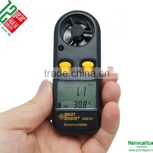 Digital Air Flow Meter Handheld Wind Speed Meter Portable Air Velocity Meter Digital Anemometer thumbnail-1