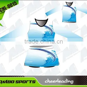 Different Type Hight School Wholesale Cheap Cheerleader Uniforms thumbnail-1