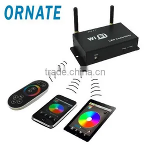 WF100 Led Wifi Controller, Master Rgb Led Strip Wifi Controller, Multpoint Wifi Remote Control 2 Model Slave System thumbnail-1