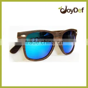 High Quality Wooden Sunglasses Polarized Sunglasses China Wholesale Bluem Color Lens Sunglasses thumbnail-1