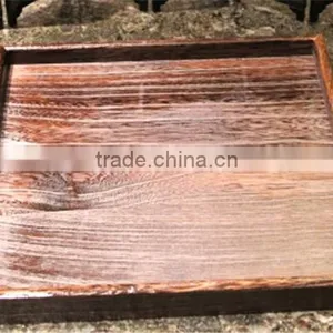 Burn Wooden Tray for Fruit,large Fruits Tray,storage Burn Wooden Tray thumbnail-5