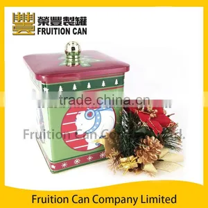Square Christmas Gift Packaging for Biscuit or Cake thumbnail-1