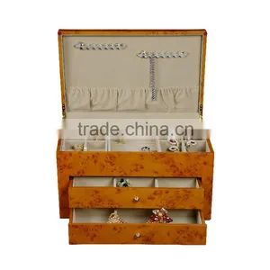 Chinese Factories Wholesale Custom Luxurious Wooden Jewelry Box, Draw Out the Watch Box thumbnail-2