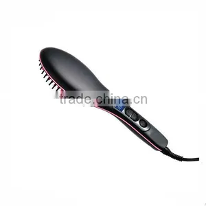 Promotion LCD Display Magic Hair Straightener Brush thumbnail-2