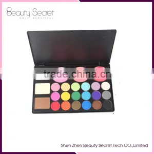 2016 Top Quality 24 Color Pearl Powder Private Label Eyeshadow Palette Cosmetic Set Kit thumbnail-6