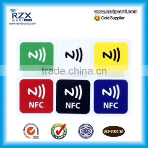 CMYK Print Low Cost Rewritable Small Size NFC Tag Sticker thumbnail-5
