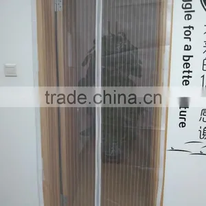 White or Black Color Magnetic Mesh Hands Free Door Screen thumbnail-1