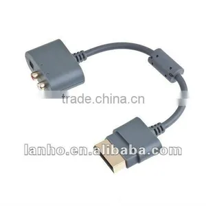 Optical Audio Adapter For XBOX 360 Slim HDMI AV RCA R/L Cable Gaming thumbnail-1