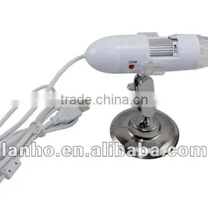 USB Microscope 25X~200X Magnifier USB Camera & Video & Measurement Software thumbnail-1