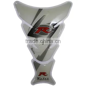 Motorcycle Oil Tank Sticker Pad Gas Protector For HONDA YAMAHA SUZUKI KAWASAKI thumbnail-1