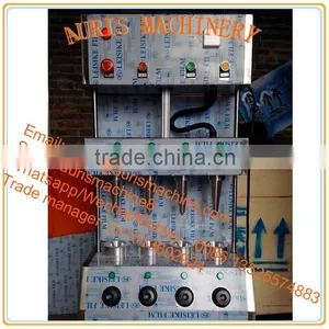 Factory Price Automatic Commercial Kono Cone Pizza Waffle Cone Moulding Making Machine for Sale thumbnail-3