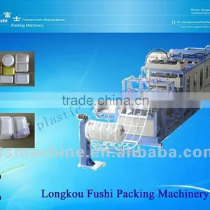 Automatic Vacuum Forming Machine & Cutting Machine For Food Container thumbnail-1