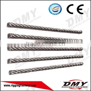 High Quality Various Diameter Steel Wire Rope 1*7 7*19 From China thumbnail-2