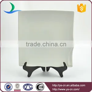 Wholesale Rectangule White Ceramic Catering Serving Dinner Plates Porcelain thumbnail-1
