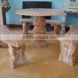 High Quality Hand Carved Marble Tables thumbnail-5