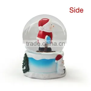 2016 Resin Musical Christmas Water Snow Globes thumbnail-2