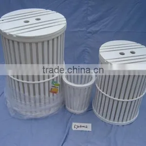 Wood Laundry Basket for Dirty Clothes thumbnail-1