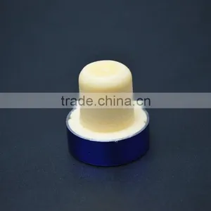 Blue Aluminum Cap With Synthestic Cork Wine Bottle Stopper thumbnail-5