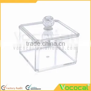 Clear Acrylic Multifunctional Home Office Desk Makeup Jewelry Organizer Storage Box Holder Container With Lid thumbnail-1