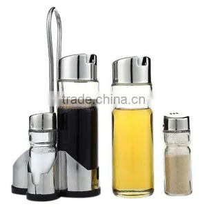 Salt and Pepper Shakers Salt and Pepper Grinder Set With Paper Holder thumbnail-6