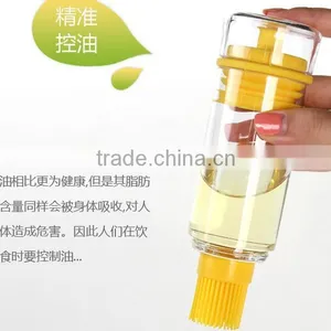 CY129 Kitchen Two Out of Oil Oiler 1Pcs Silicone Brush BBQ Tool Cooking Oil Bottle/Can/Oiler, Healthy Oil Leakproof thumbnail-5