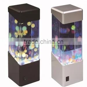 New Arrival LED Colorful Changing Decorative Volcanic Lights, Flashing Jellyfish Light, Table Mini Aquarium With LED Light thumbnail-5