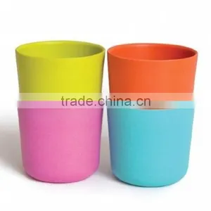 Factory Selling Best Bamboo Fiber Eco Friendly Tableware Bowls Cups, Kids Bamboo Water Cups thumbnail-5
