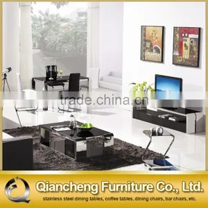 Simple Marble Top Dining Table With 4 Stainless Steel Legs thumbnail-5